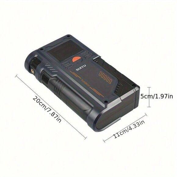 SUITU ST-9631 Pro Jump Starter with Air Compressor 20000mAh Portable Power Bank - Picture 15 of 16